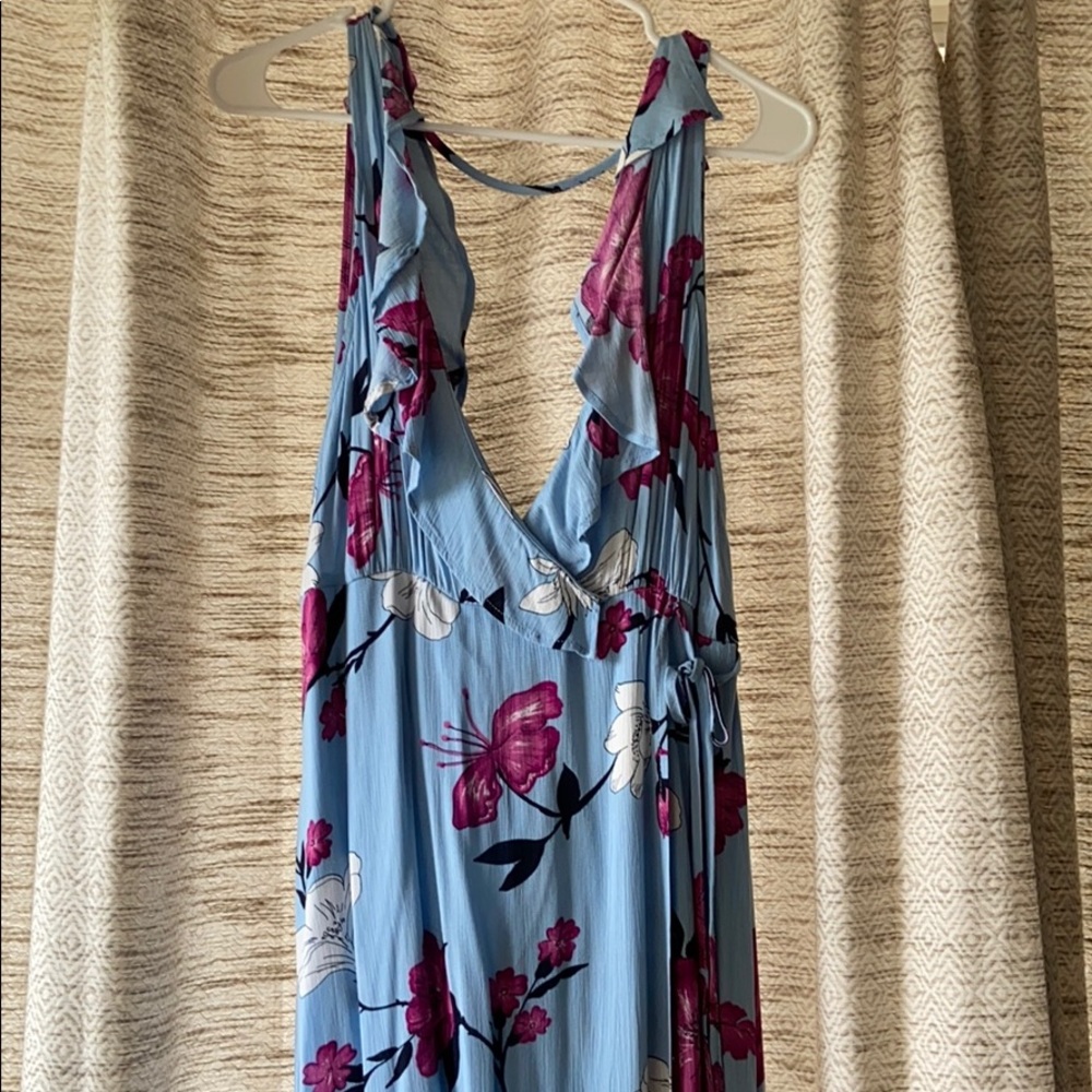 Young love floral wrap dress